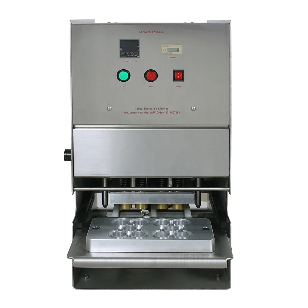 Automatic Sealing mahine Aluminium Nespresso cup by professional manufacturer customization size Nespresso sealing machine