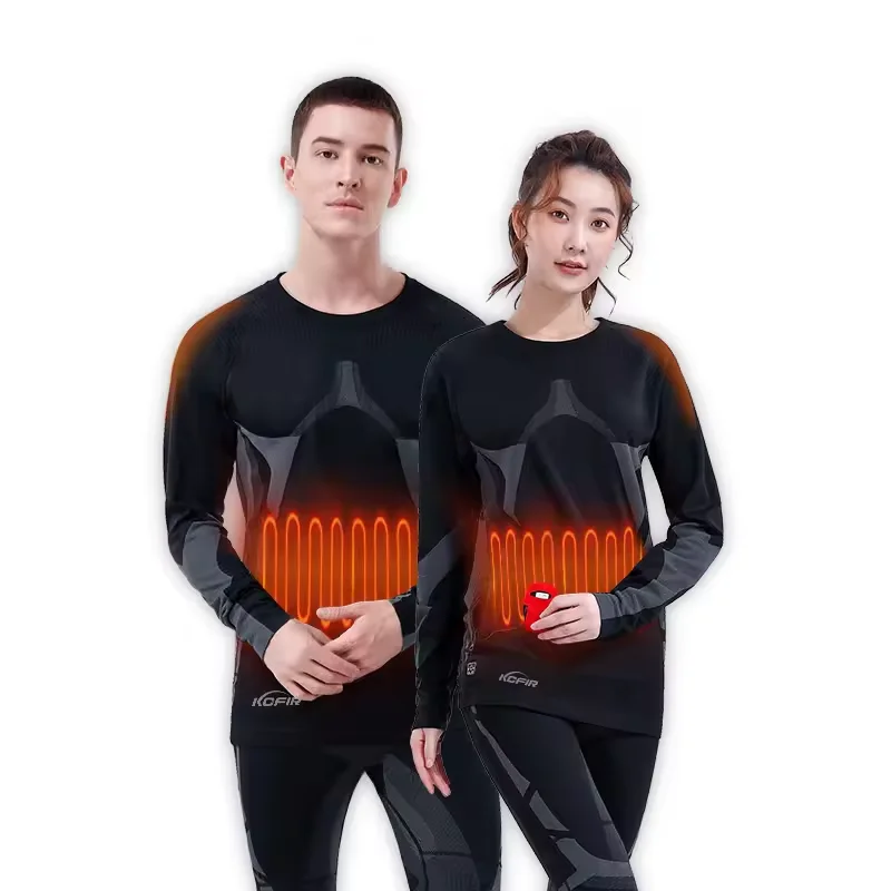 classic for winter protection temperature controller electrical power bank self heating battery heated inner shirt underwear