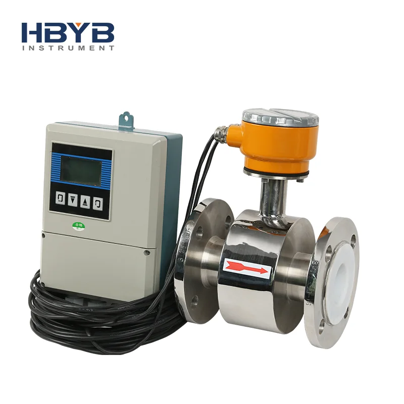 Расходомер смешанной кислоты жидкости с протоколом Profibus DP электромагнитный расходомер из нержавеющей стали