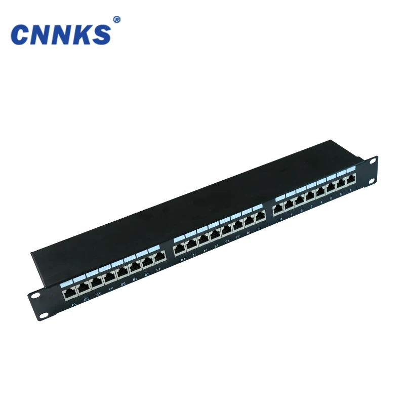  Экранированная патч-панель RJ45 1U Cat6 CAT6A ftp 24