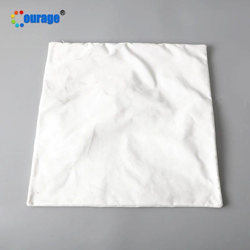 Custom blank 17 inches  polyester sublimation blank book pillow case  cushion with pocket