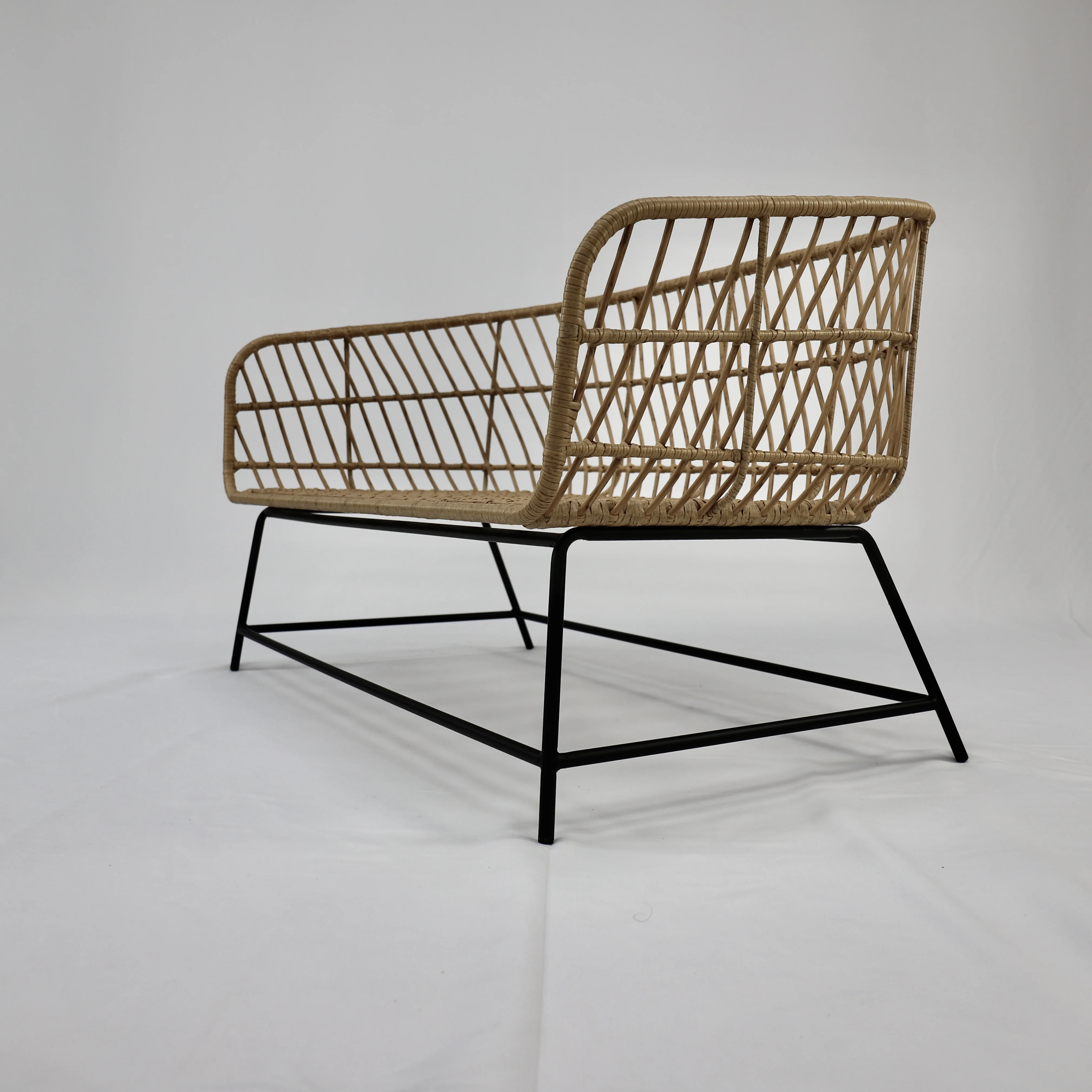 2022 Hot Sale Spring Garden Furniture Pation Furniture Outdoor Rattan Chair Sofa For Sale