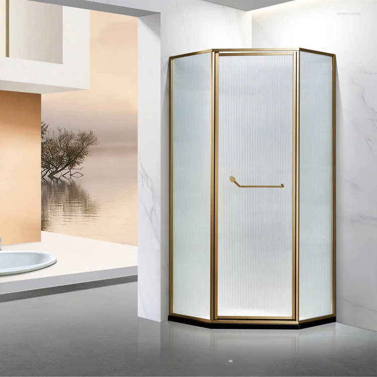 Hotel Use Direct China Factory Shower Enclosure 10mm Tempered Glass Stand up Modern Design Shower Door