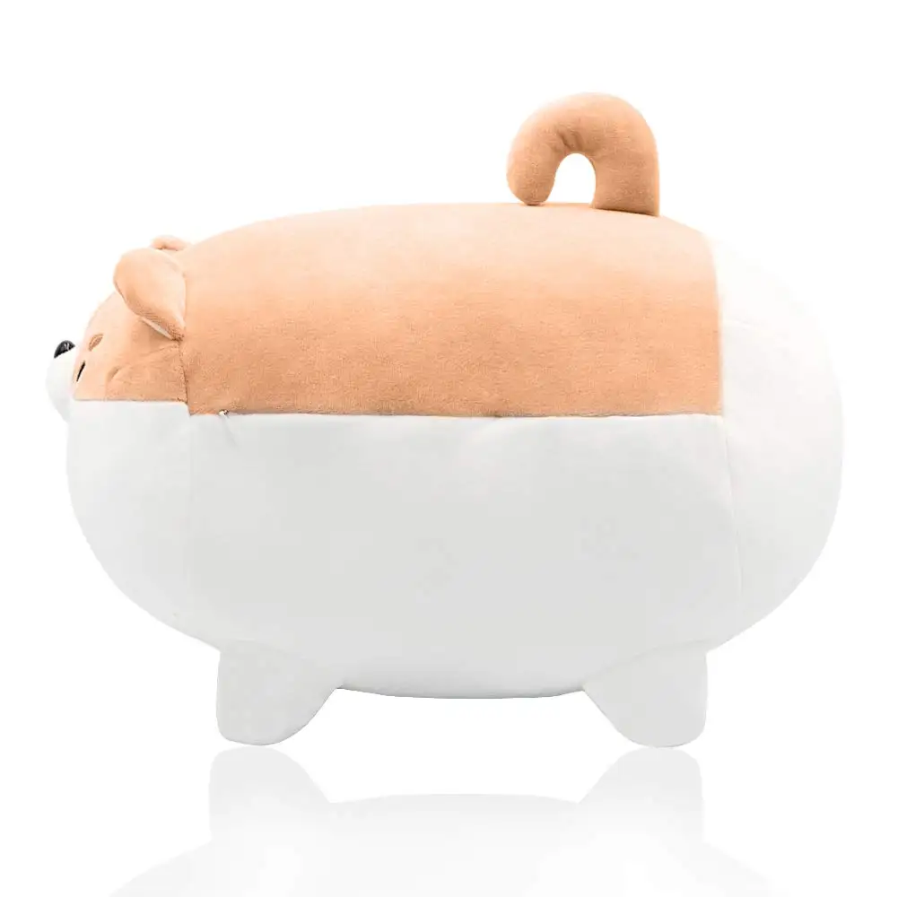 Оптовая продажа коричневая собака Шиба-ину плюшевая игрушка мягкая подушка в виде животного