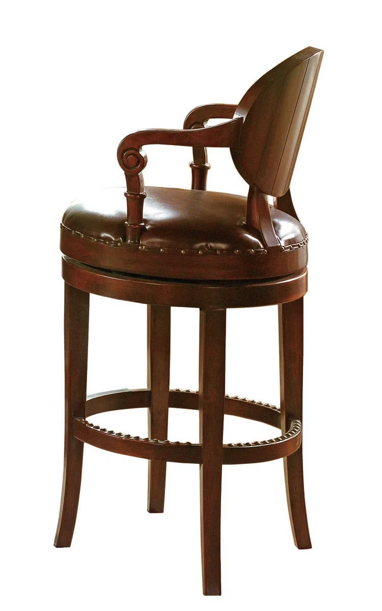 Hot sell luxury wooden marble top bar table furniture GF181