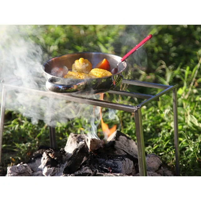 CL1D-A1905 Comlom Portable Outdoor Stainless Steel Bowl With Handle