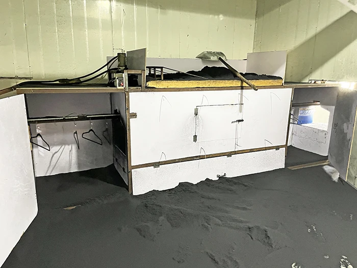 Cloth Hanger Gluing Flocking Machine