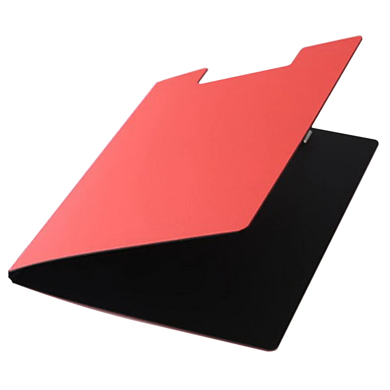 Vertical A4 PP portable double sides pink folding nursing clipboard