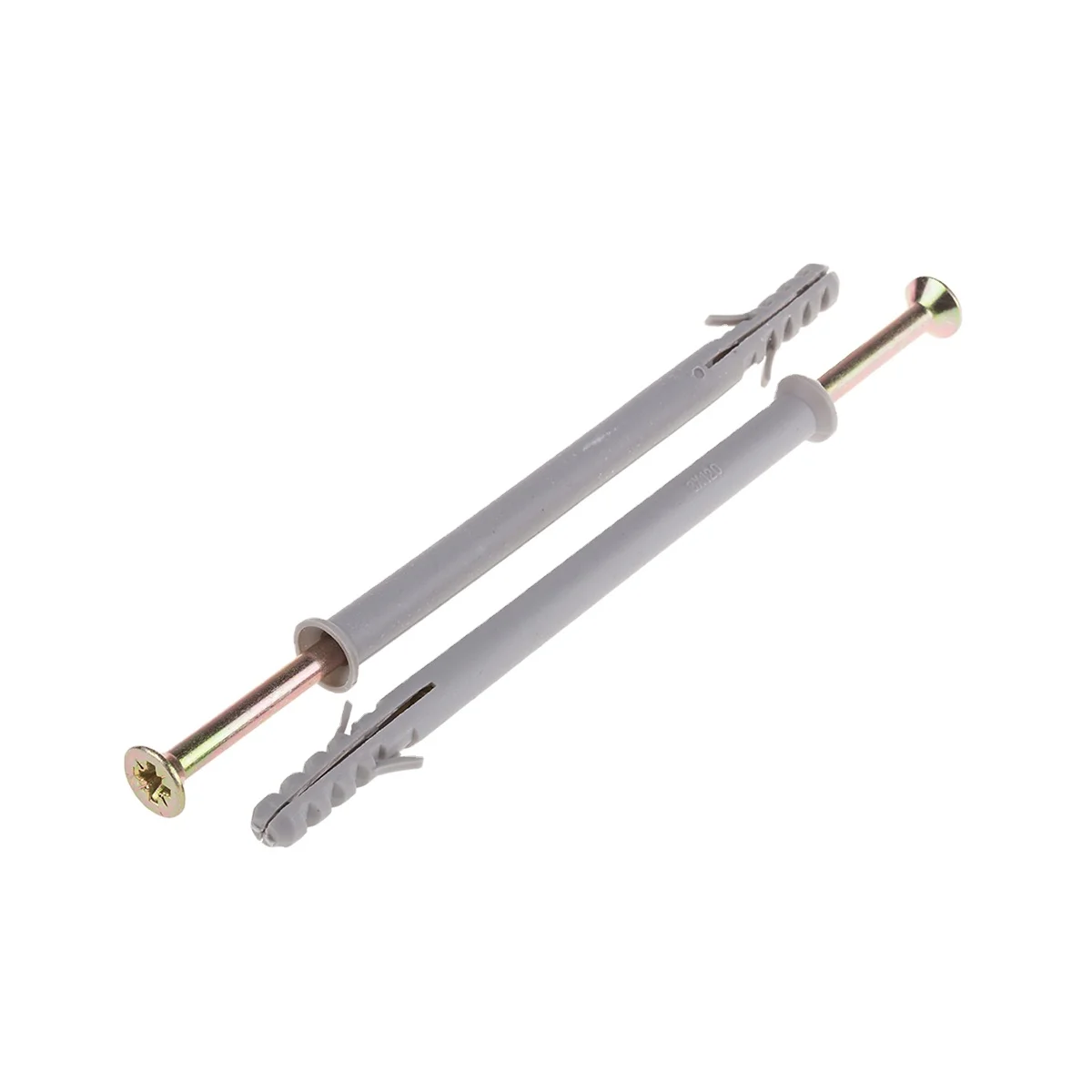 Taiwan Long Nylon Hammer Drive Pin Plastic Wall Plug Anchor 6mm 8mm 10mm With Metal Nail Screw In Plasterboard Fixings