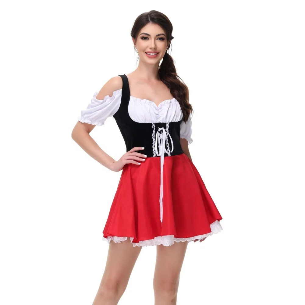 Октоберфест костюм Платье Dirndl блузка для медвежьих дней