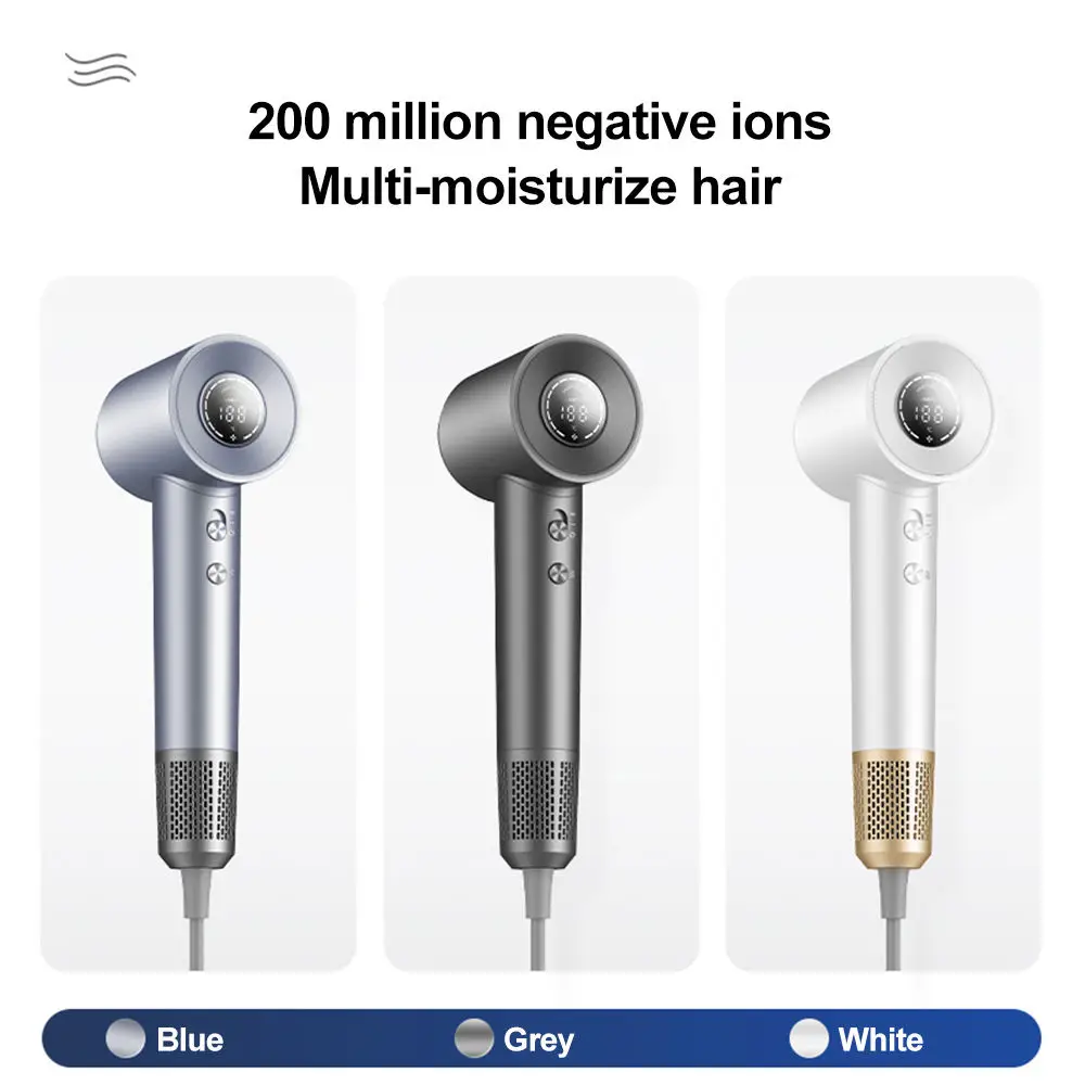 2024 New hair dryer professional salon Multifunctional Motor High-speed Anion Super Pink Hair Dryer Set for Factory wholesales