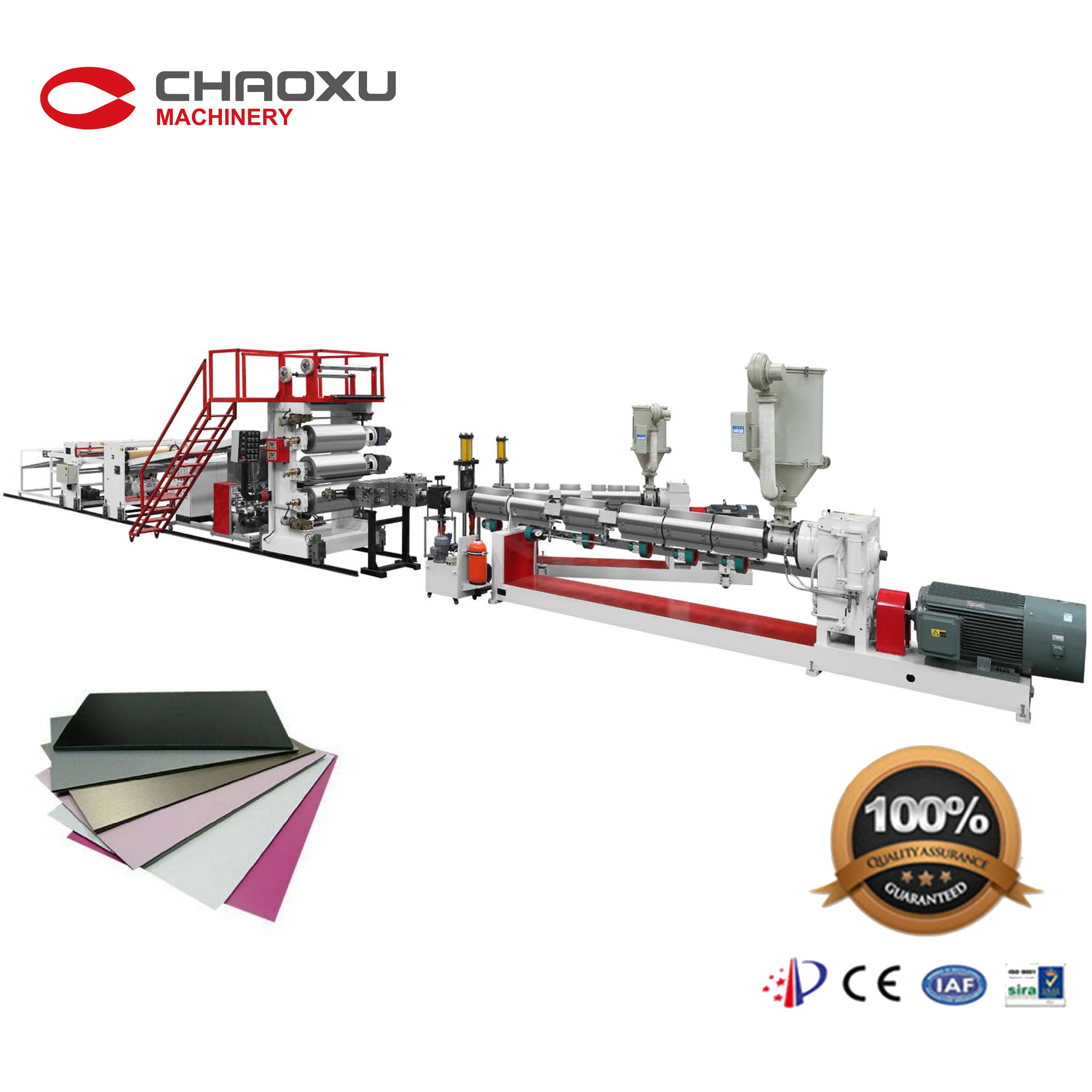 Twin-screw 1-4MM Thick ABS PC Sheet Extrusion Machine