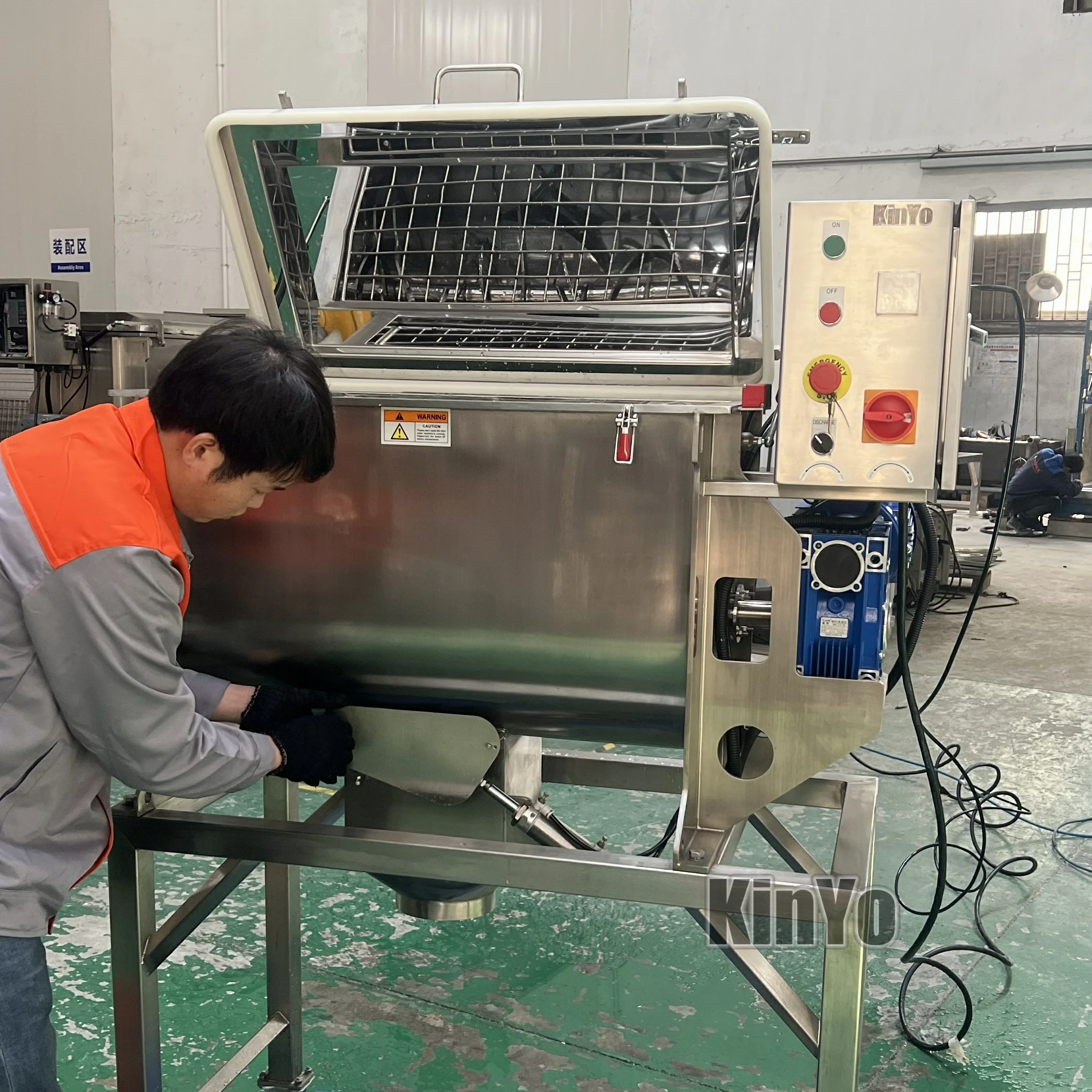 Reliable Quality Stable Performance Durable All 304 food Powder condiment spice wheat flour plaster ribbon type Mixer