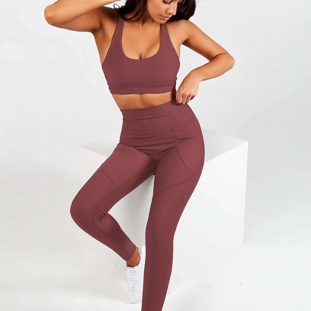 
[Бесплатный образец] одежда для йоги, услуги для девочек, небольшие женские брюки, леггинсы, комплект для йоги 