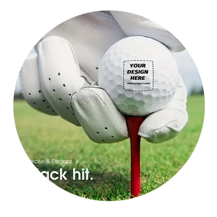 golfball 2 Piece Rubber range outdoor practice high quality custom golf balls