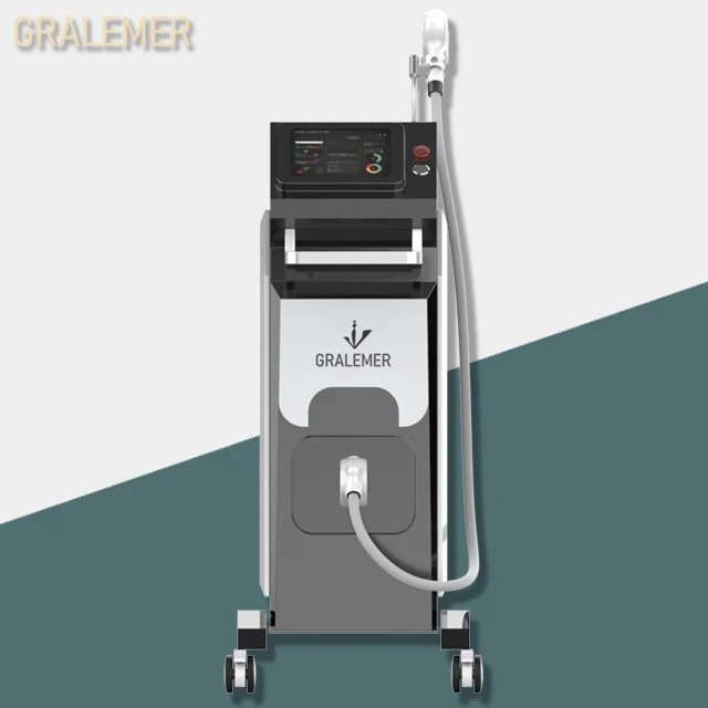 GRALEMER Vertical High Power 3 Wavelength 755 808 1064 Triple Wavelength Diode Laser Hair Removal Machine with TEC Cooling