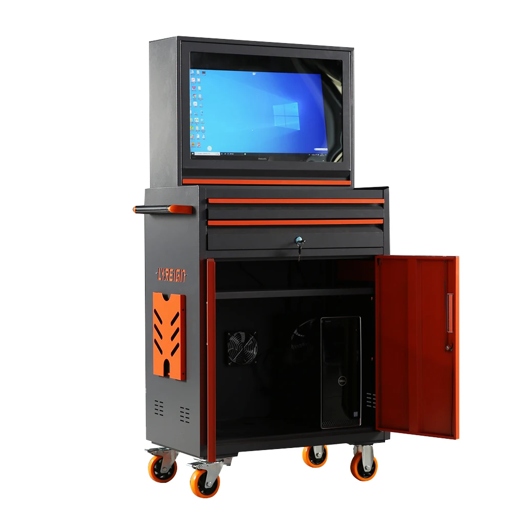 LYREIGN LFPCP01C Workbench Small With Doors Industrial Computer Cabinet