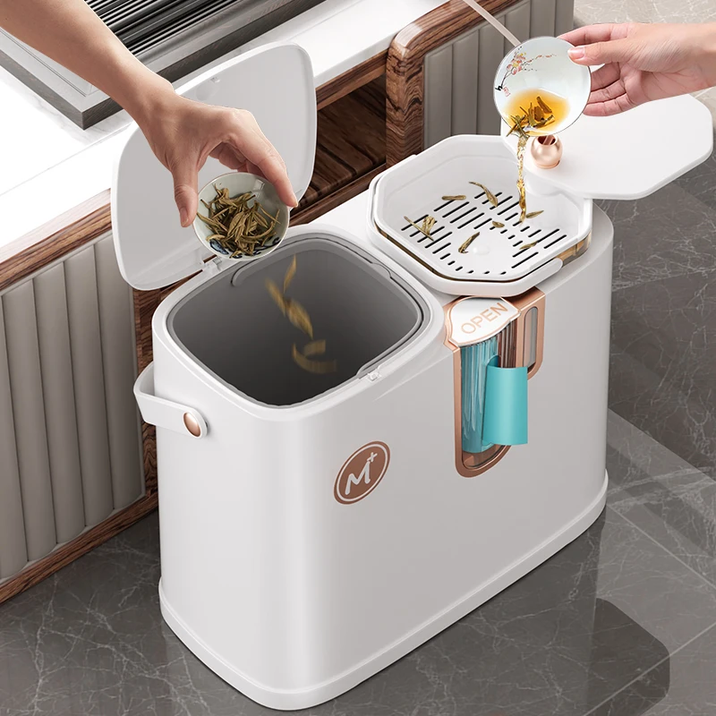 Household New Design 17L/4.5 Gallon  Plastic Supplies Portable Square Tea Bucket