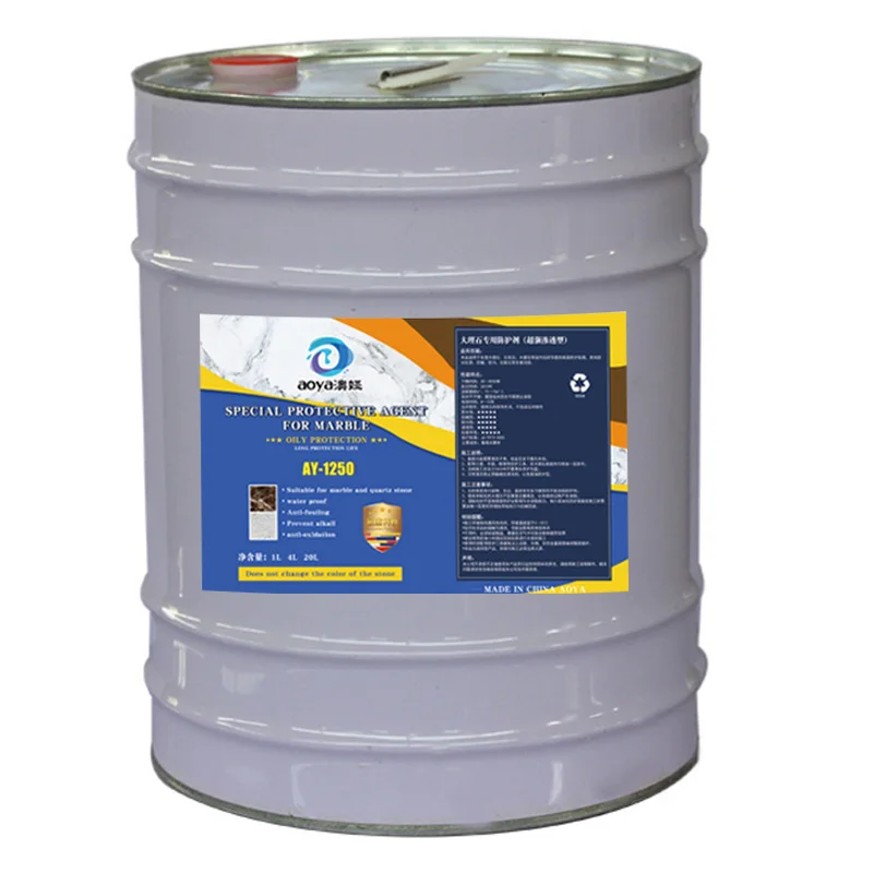 Waterproof, antifouling, acid-base and anti oxidation protective agent for marble stone on the ground and wall