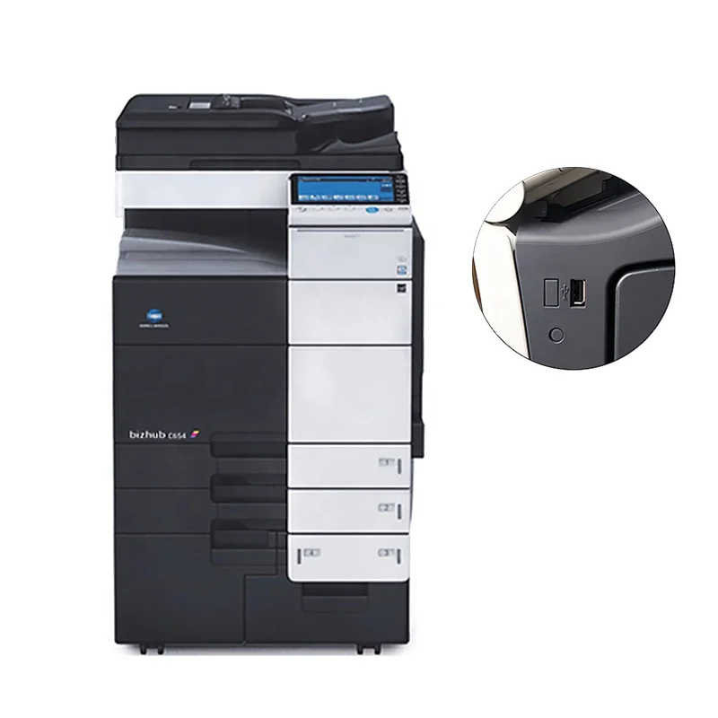 
A3 бумаги принтера для Konica Minolta тонер Konica Minolta Bizhub c654 c654e 654e 654 все-в-одном принтера copiadoras Usadas al por Mayor 