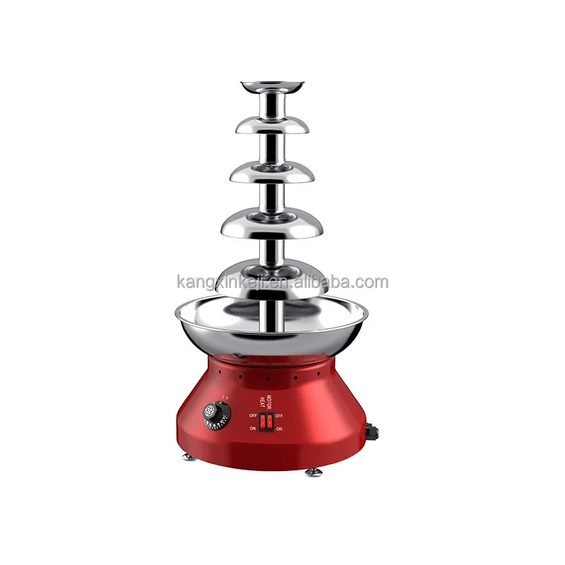 Hot Sale Machine With Thermostat Fuse 110V 220V Industrial Fountain 4/5 Tier Chocolate