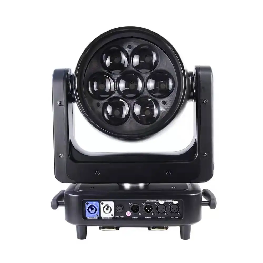 entertainment Lighting 7x60w  ZOOM Rotating  LED Moving Head