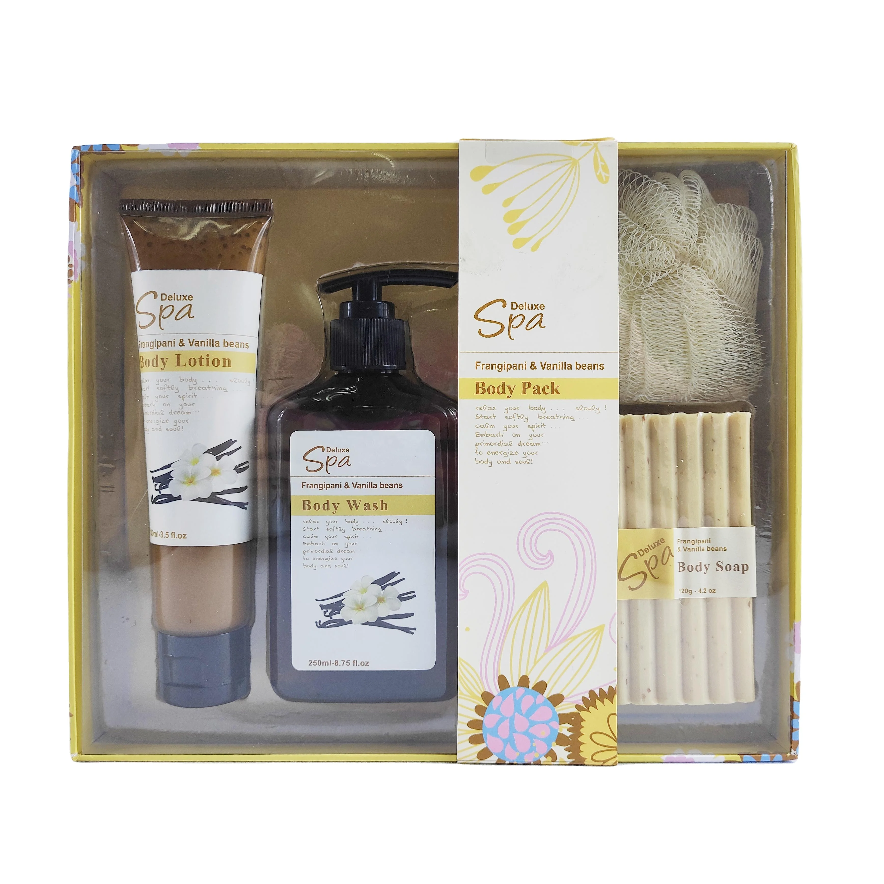 Wholesale Natural Beauty Body Care Body Wash Lotion Bath Gift Set