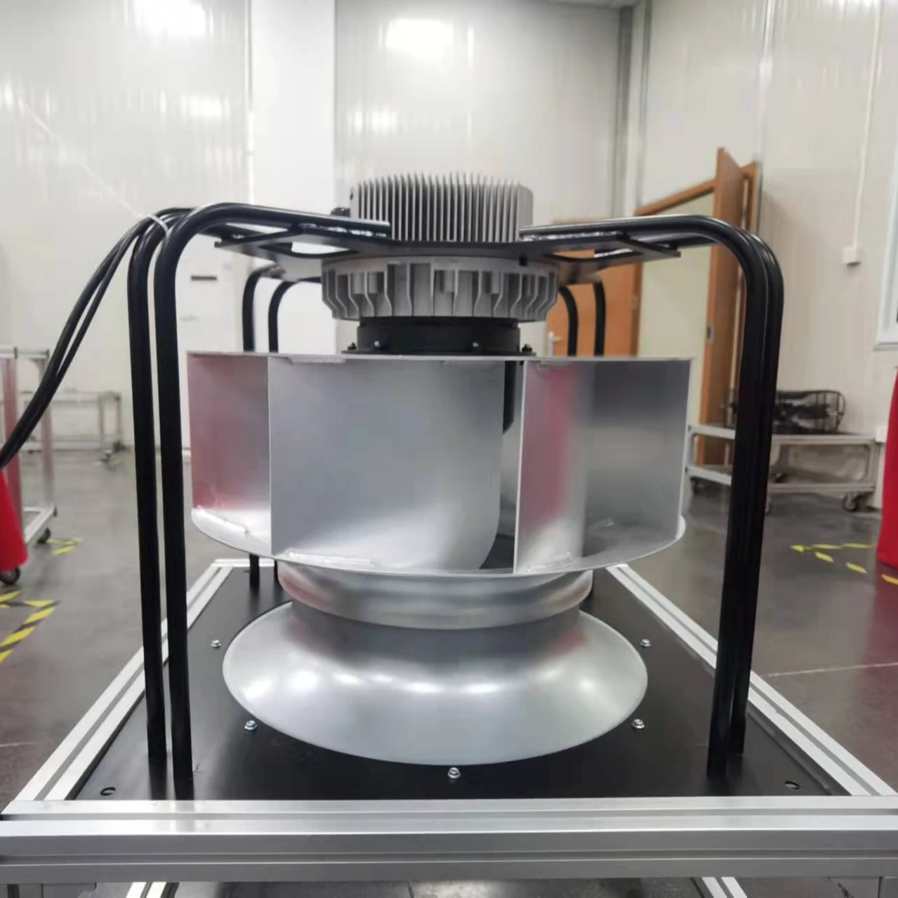 B3P560-EC188-010 EC fan  backward curve fan with bracket and plate panel