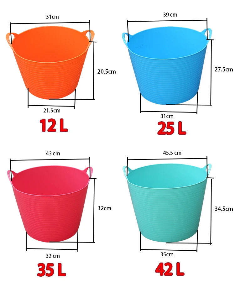 rubber horse water bucket