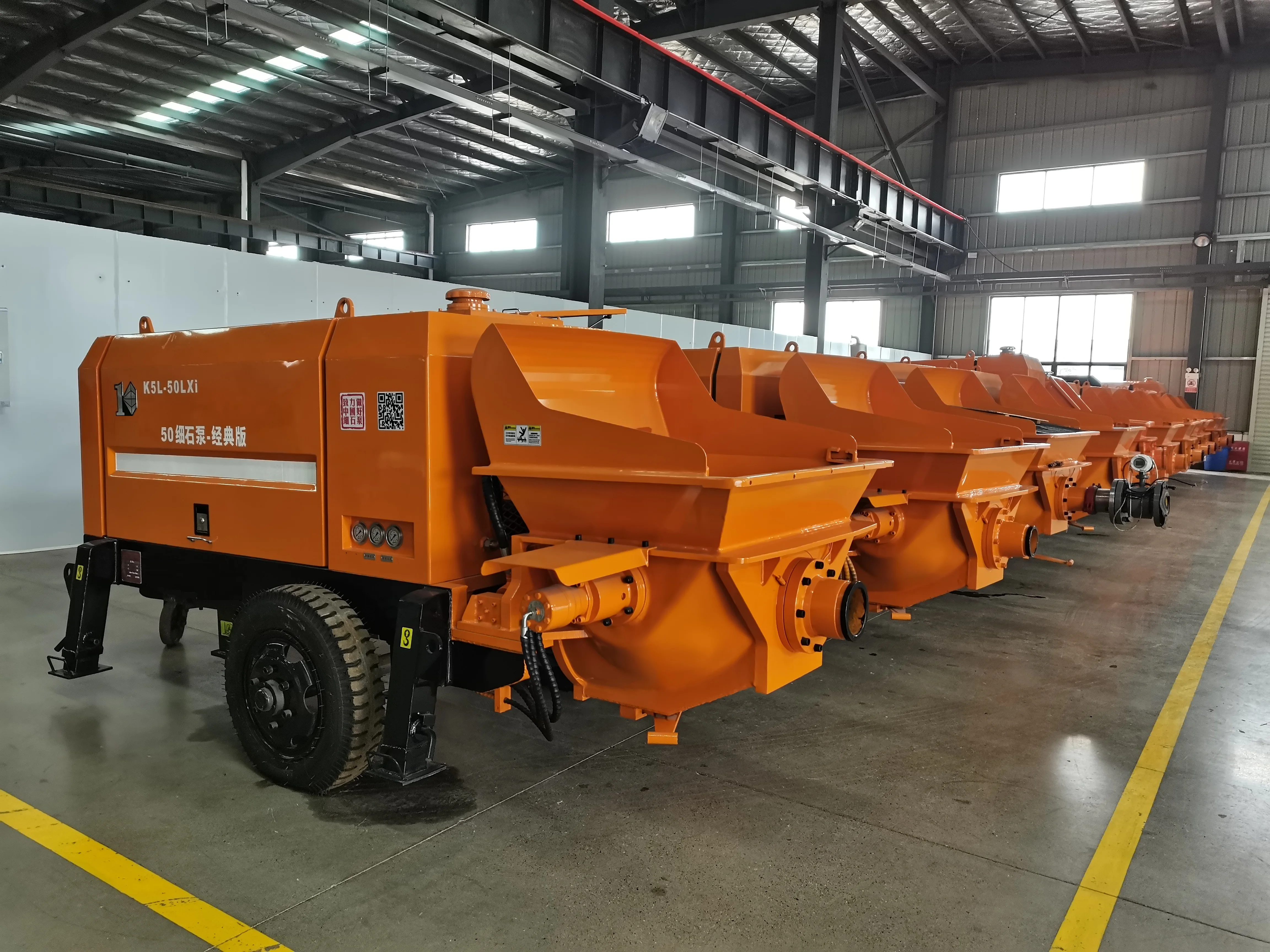 ZOOMLION Concrete Trailer Pumps  Stationary Concrete Pump HBT40.10.60RS With Long service life wearing