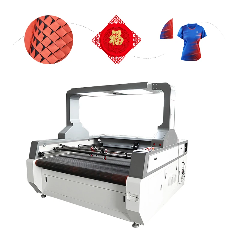 Camera Laser engraving Machine 1390 Factory Supply CNC Automatic Fabric Sample CCD Camera