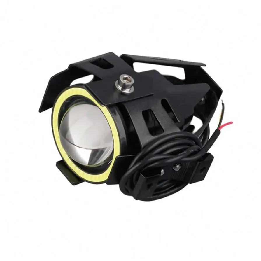 new product 3 Sides Red Blue 3 Led Car Motorcycle Spotlight White Yellow Fog Lights For Car 4wd Atv Truck Light Accessories