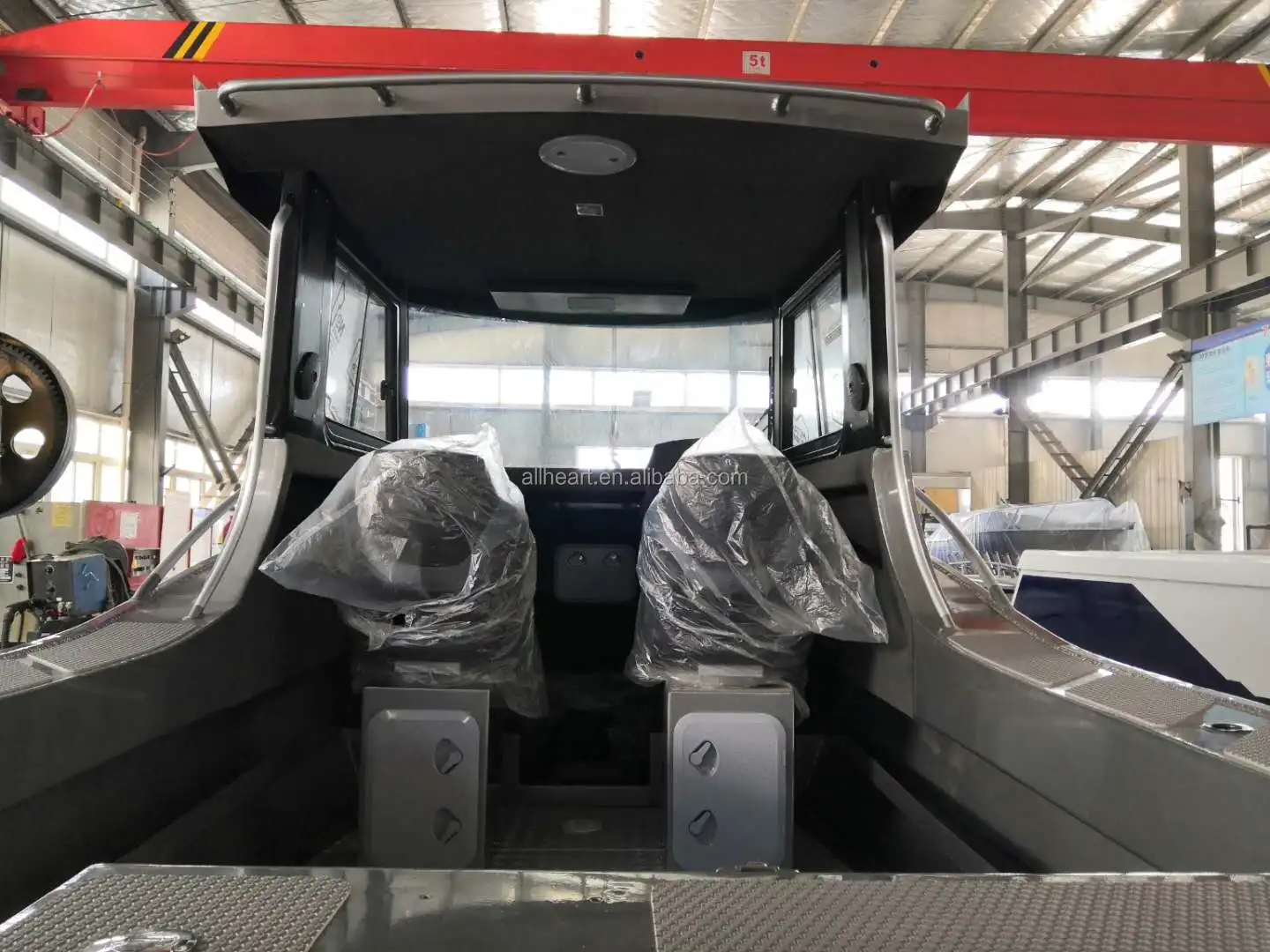 2023 Factory 21ft Hardtop Cabin Aluminum Fishing Boat For Sale 6.5M Center Console Boat