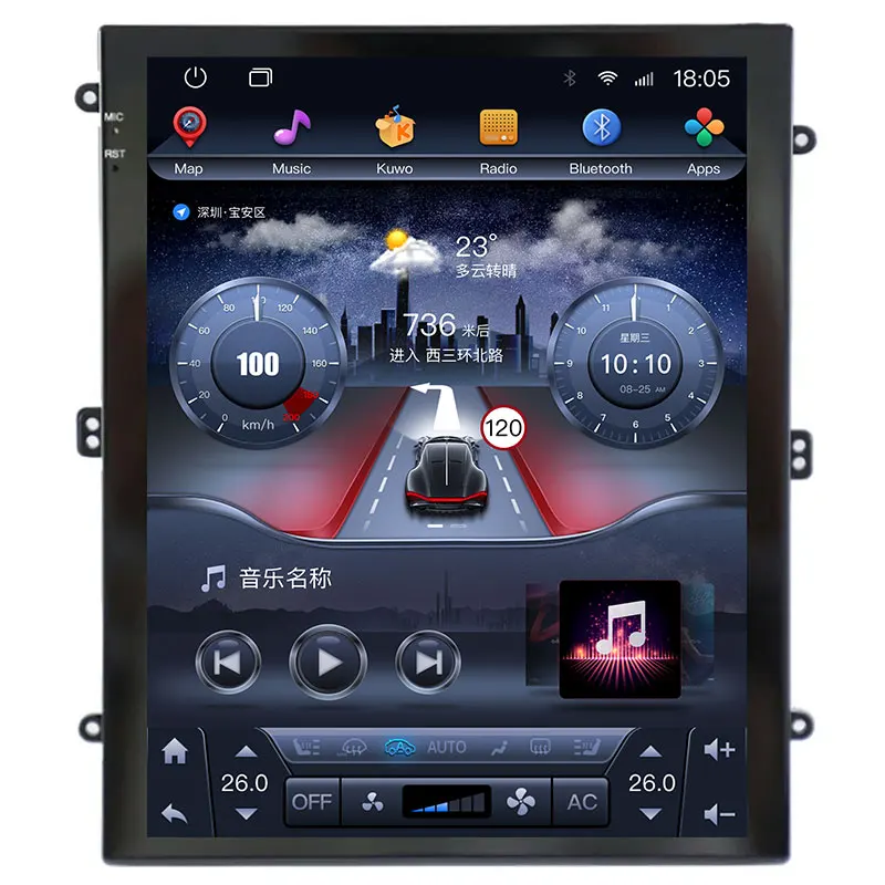 Stereo Android Auto Car Radio 10.26 Inch Wireless Carplay Car Play Dashcam Dvd Audio System Mp5 Player For Car