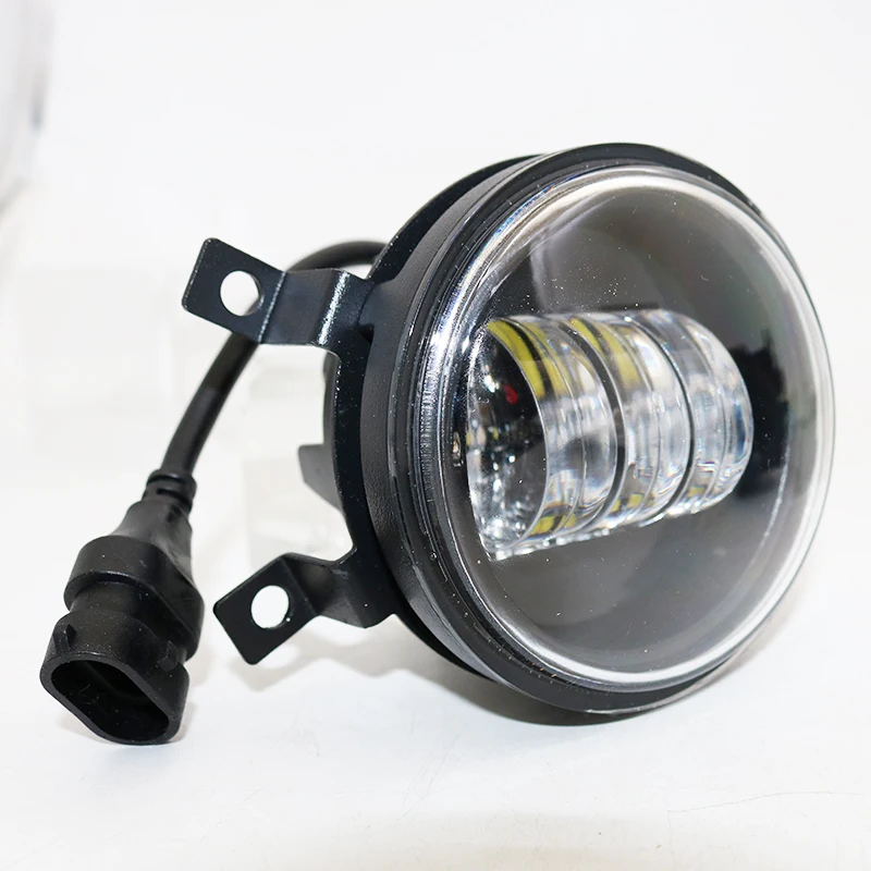 Set of LED fog/driving lights 60W for Renault Logan For Lada Vesta For Land Rover Defender 110 For Ford Focus 2 Restyling Fusion