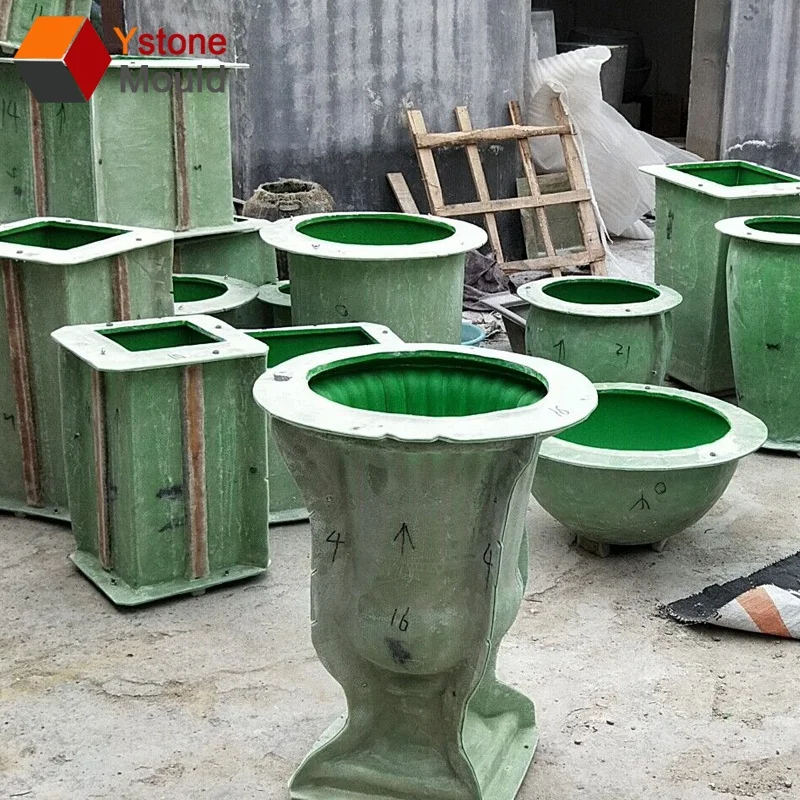 
garden planter flower pot silicone mold 