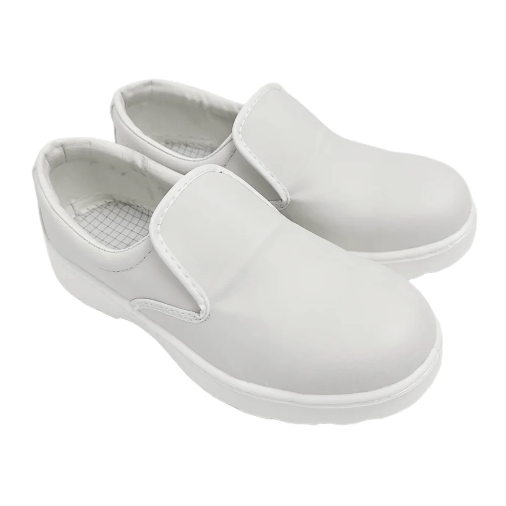 ESD write nurse safety shoes no shoelaces in hospital PU outsole anti-static shoes for cleanroom