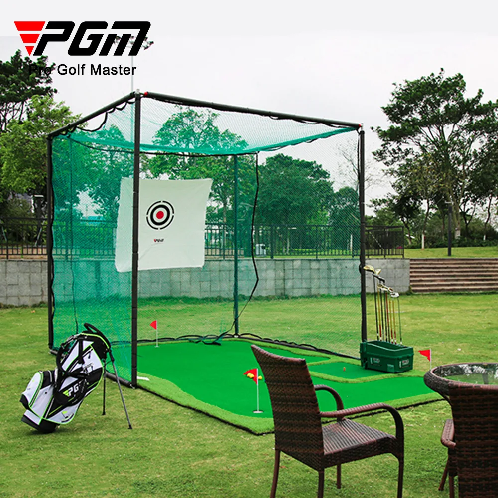 PGM driving golf practice hitting net training indoor outdoor custom logo golf net