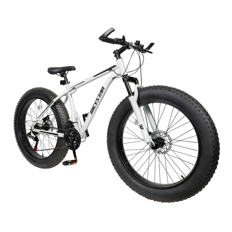 Riding on the beach fat tire mountain bike / beach cruiser bicycle / big wheels 4.8 tire bicycle fat bike
