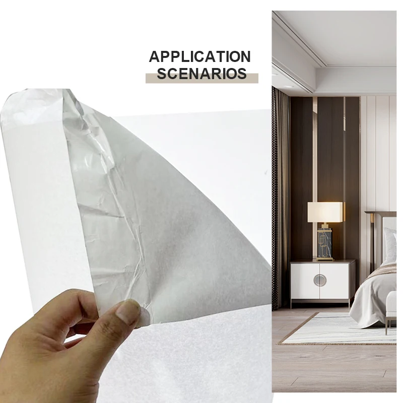 Self adhesive lampshade Backing Material  pvc sheet for lamp shade