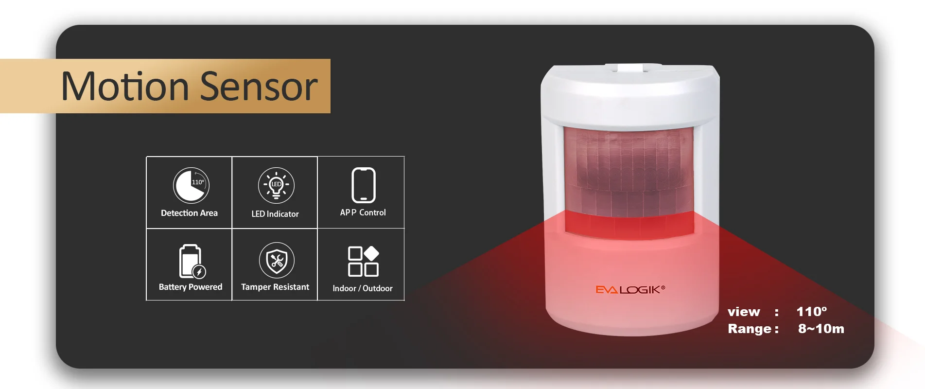 Z wave Smart Home Wireless Control Motion Sensor Pir Indoor Outdoor Alarm Smart Motion Sensor Pir Sensor