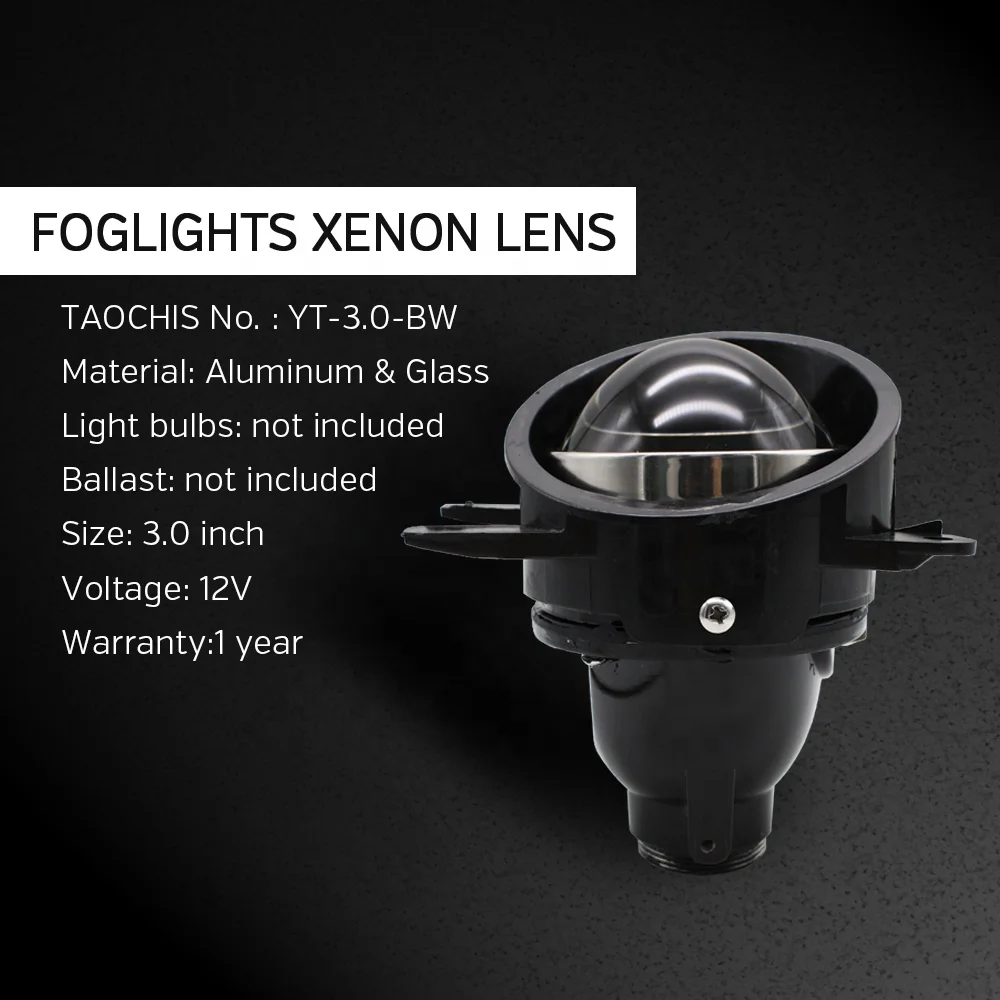TAOCHIS 3.0 inch fog lamp Bi-xenon projector lens tuning fog light for BMW F21 3D F20 5D F22 2D ACTIVE TOURER F45 GRAN TOURER
