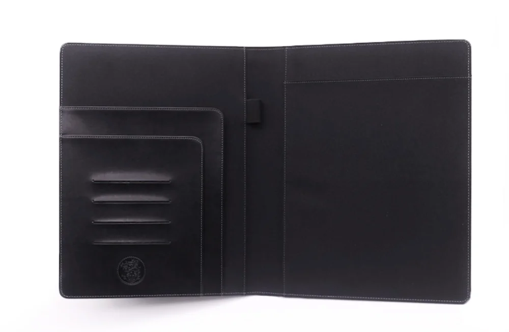 hot sale case legal size organizer pu custom business leather portfolio