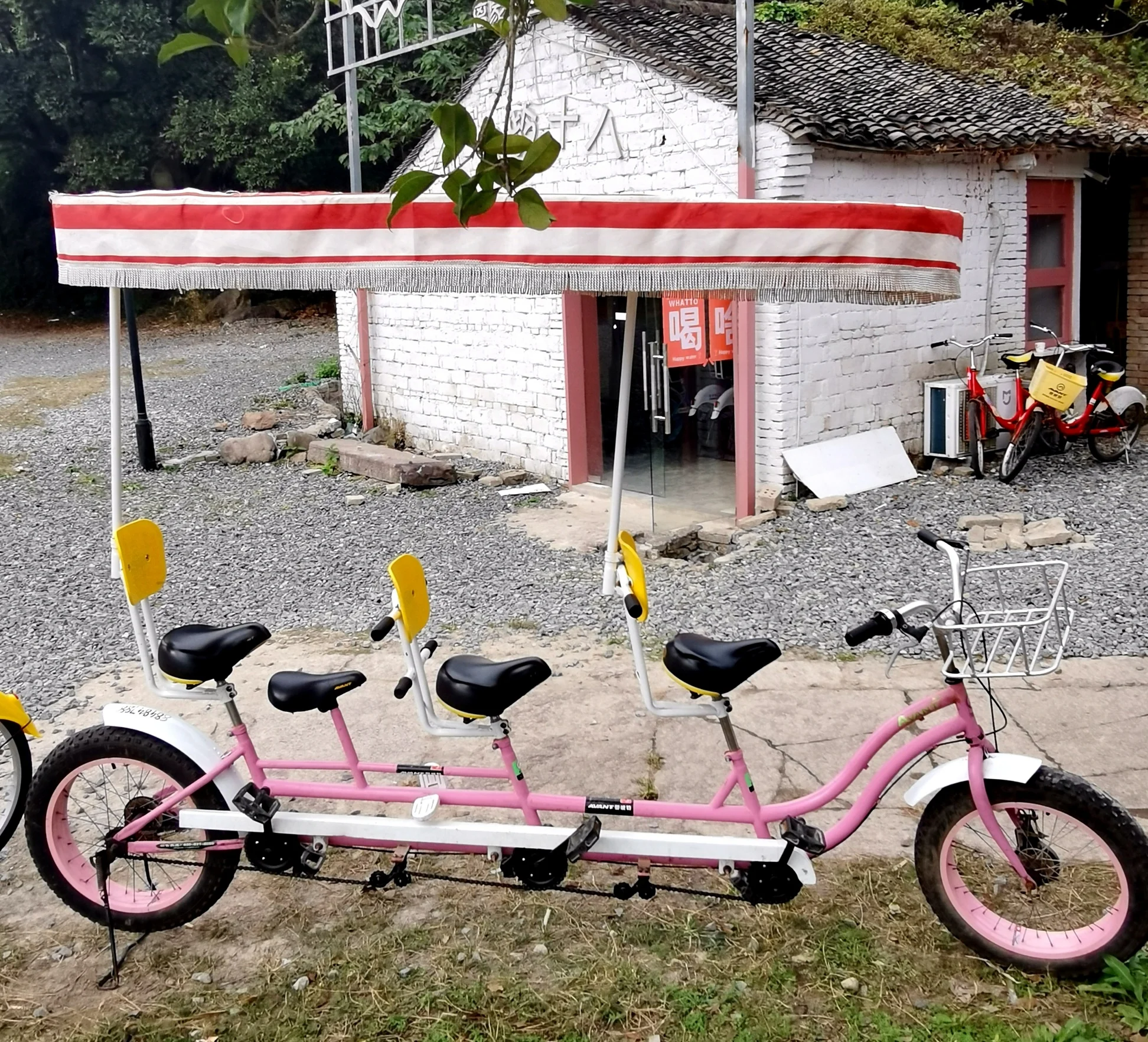 fat tire 4 seaters bike single speed 7speed fat tire tandem bike on sale