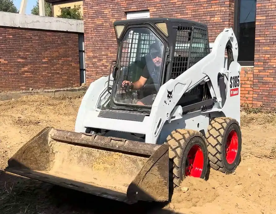 S185 first product small skid steer front end loader with bucket for sale