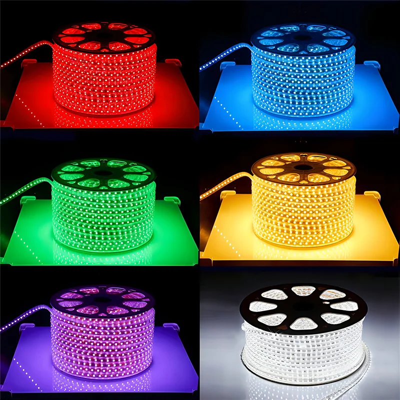 New Product Dimmable Flexible RGB 5050 PVC adhesive Led Light Strip app control smart strip lights