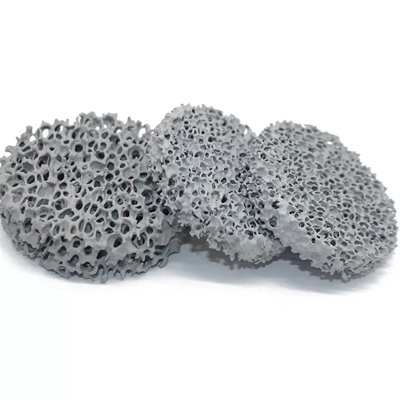 Porous Ceramic Honeycomb  Ceramics Silicon Carbide Ceramic SIC Foam Filter For Casting