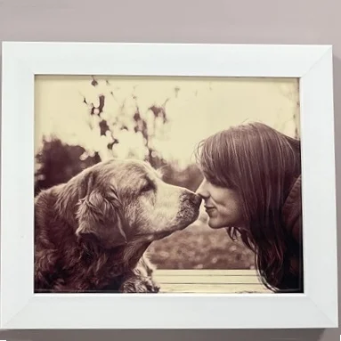 MDFSUB DIY Customizable Wood Blank Sublimation Plastic Photo Frame PS Photo Frame Wall Decor