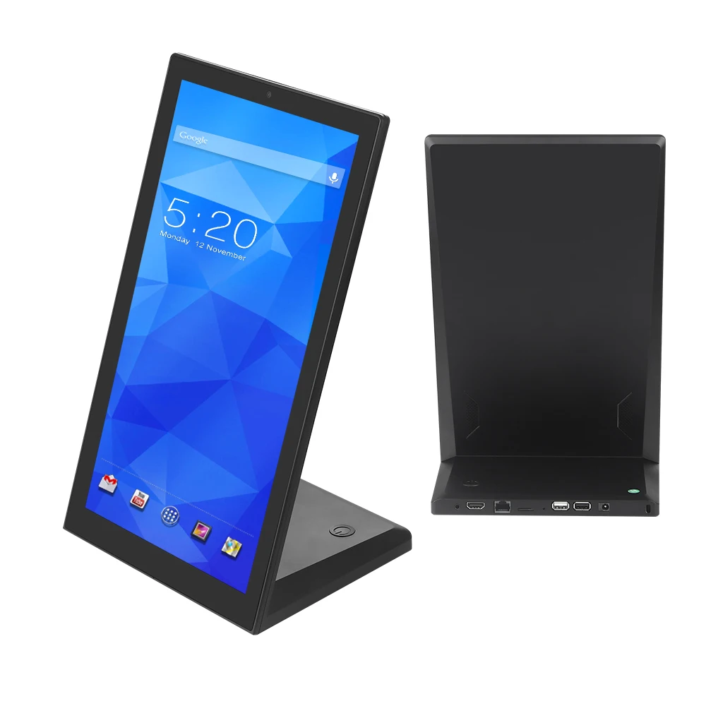 Ready to shio L-shaped 10.1 14 Inch Touch Screen Lcd Digital Signage Desktop Display Player Video Advertising Hotel