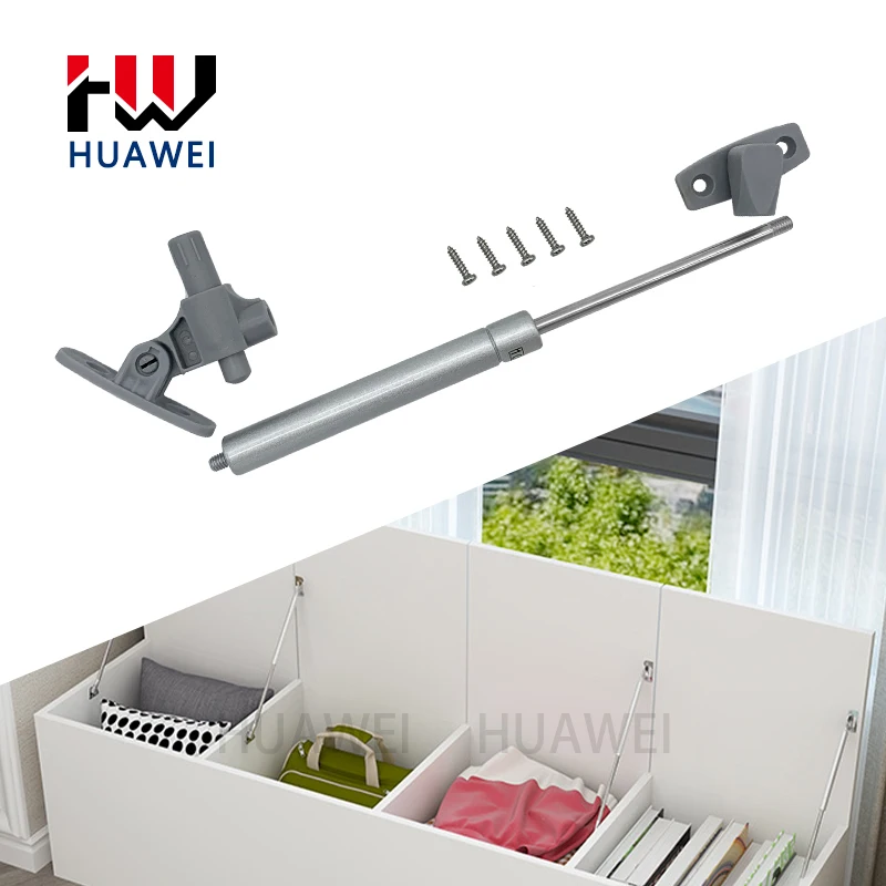 Gas Strut Kitchen Cabinet Door Lift Support Hydraulic Supports Gas Spring Furniture Baffle Lift Soft Close Air Pressure Rod